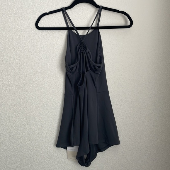 Fabletics Kyla Romper | Size: XXS/0-2 | Color: Iron - Picture 4 of 5